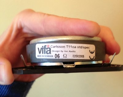 And here's the label on the side