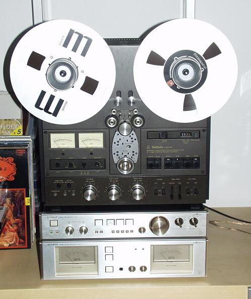 Technics RS-1500US och Luxman C-02 och M-02